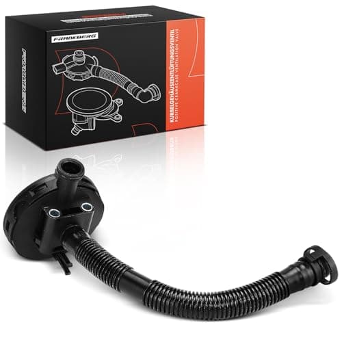 Image of Frankberg Crankcase Oil Breather Cylinder Head with Hose Compatible with Polo 6C1 6R1 Polo 9A 9N Cordoba 6L2 Ibiza IV ST 6J8 6P8 Fabia II 542 Replace# 03C103201K