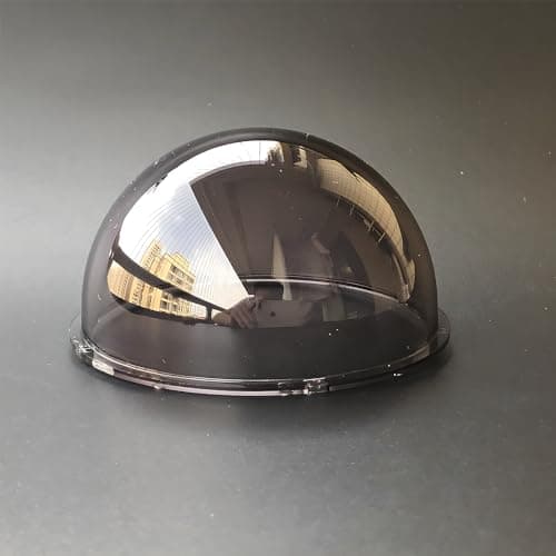 Image of UQISOVI 3.3 Inch Small Smoke Colored Dome Cover Waterproof Rainproof Polycarbonate Security CCTV Camera Protective Cover Plexiglass Replacement Camera Lens Cap