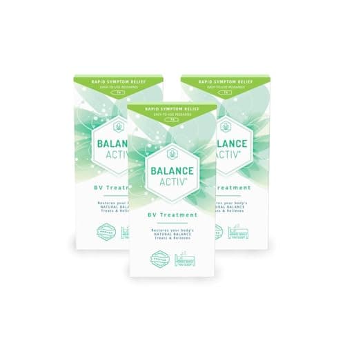 Image of Balance Activ BV Pessaries, Bacterial Vaginosis Treatment for Women, Rapid Relief of Odour, Discomfort & Discharge, 7 Single Use Applications (Pack of 3)