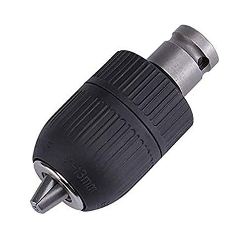 Image of Gasea 2-13mm Capacity Keyless Drill Chuck Quick Change Converter Conversion Tool with 1/2 Inch Socket Square Female Adapter for Air Impact Wrench
