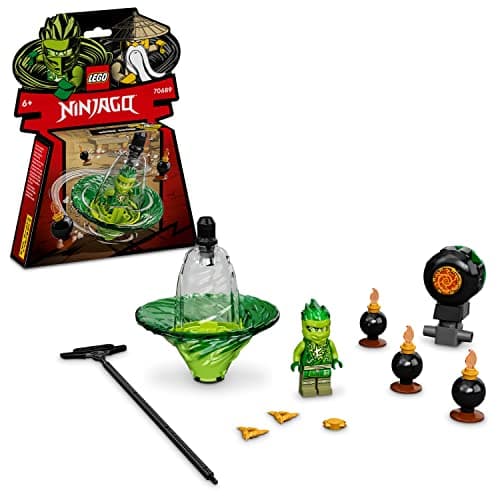 Image of LEGO 70689 NINJAGO Lloyd’s Spinjitzu Ninja Training Spinner, Collectible Kids Spinning Top Action Toy for Kids 6 Plus Years Old with Lloyd Minifigure
