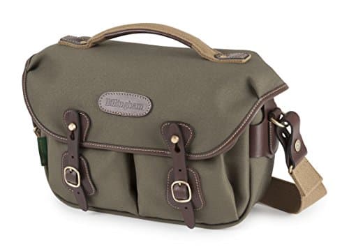 Image of Billingham Hadley Small Pro Camera Bag (Sage FibreNyte / Chocolate Leather)