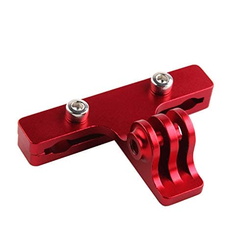 Image of Lupholue Aluminum Alloy Saddle Rail Bike Seat Action Camera Mount with 2 Screws, Wrench Compatible with GoPro Hero 13 12 11 10 9 8 7 6 Session, Xiaomi Yi, Sjcam and Other Action Cameras