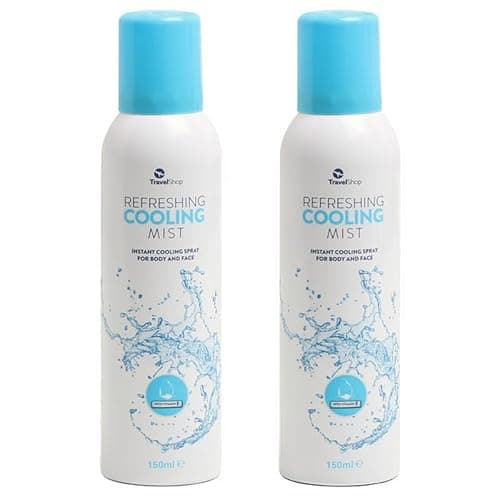Image of Katsy Style Travel Shop Refreshing Cooling Mist 150ml x2 - Vitamin E, Quick Cooling & Refreshing for All Skin Types