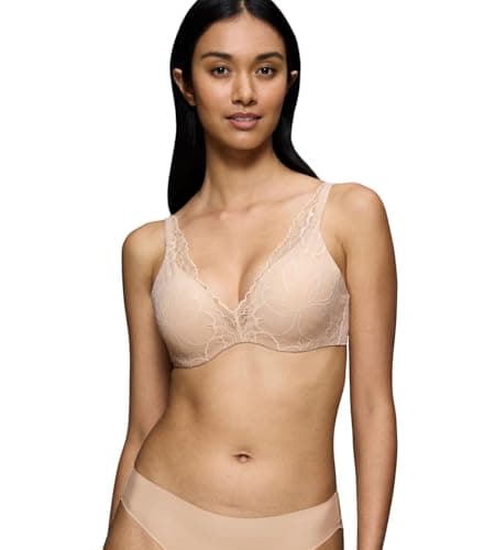 Image of Triumph Women's Body Make-Up Illusion Lace WP Bra, Nude Beige, 38D