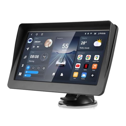 Image of 7 Inch Sat Nav GPS Navigator,Sat Nav for Car, Truck, HGV with 2025 Latest UK Maps,HD TFT Touch Screen Satnav with Voice Turn Directions, Postcode Search,Free OTA Updates