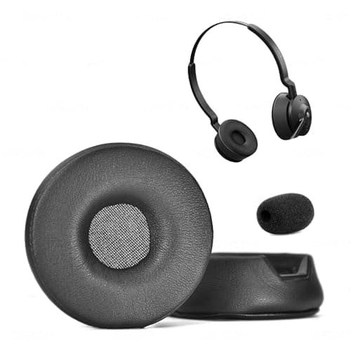 Image of XBERSTAR Engage 75 Earpads for Jabra Headset Replacement Ear Cushions (Black)