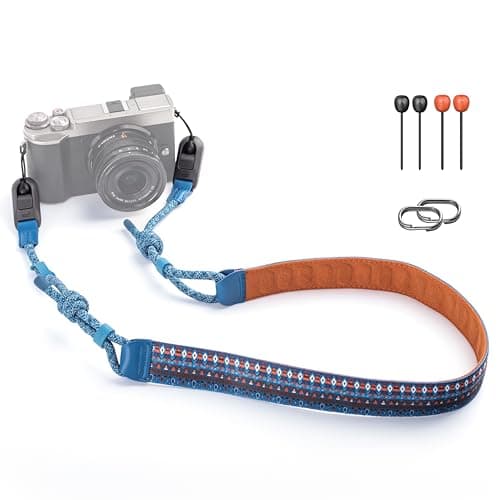 Image of PGYTECH Artistic Style Camera Shoulder Strap Air, Camera Strap Quick Release, Adjustable 1100~1400mm Camera Neck Strap for Nikon/Canon/Sony/Fuji and Digital Cameras(Bohemian) L