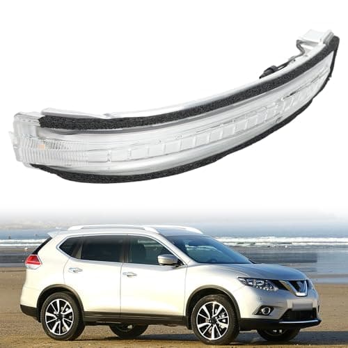 Image of Right Side Wing Mirror Indicator Light for Nissan Qashqai J11 X-Trail T32 Murano Juke F15 Pathfinder 2014-2021, LED Turn Signal Lamp, 26160-BV80A(right)