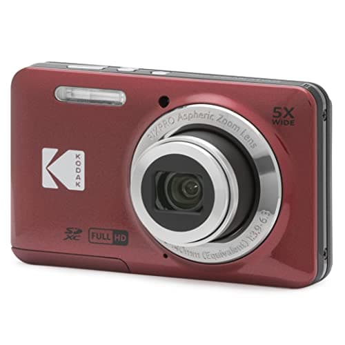 Image of Kodak PIXPRO FZ55 1/2.3" Compact camera 16 MP CMOS 4608 x 3456 pixels Red