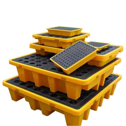 Image of Modular Spill Containment Tray - Oil Drum Holding Platform, Anti-leakage Pallets