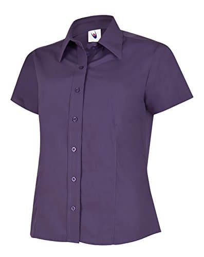 Image of Ladies Poplin Half Sleeve Shirt