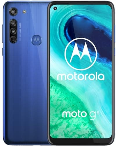 Image of Motorola Moto G8 - Smartphone 64GB, 4GB RAM, Dual Sim, Neon Blue