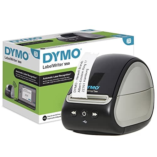 Image of DYMO Labelwriter 550 label printer, Direct thermal, 300 x 300 DPI, Label width (max): 61 mm, USB