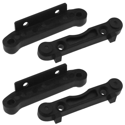 Image of OTOTEC 2 Set Front Suspension Holder 51mm Compatible with FTX Vantage Carnage Suspension Holder Replacement Parts Black Plastic