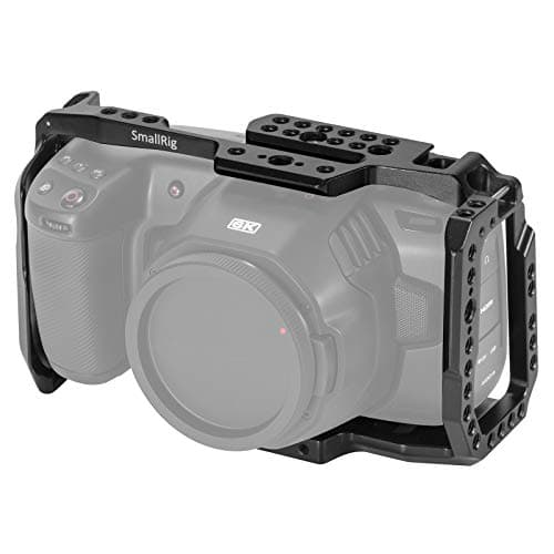 Image of (New Version) SMALLRIG Cage Compatible with BMPCC 4K, 6K, Camera Cage for Blackmagic Pocket Cinema Camera 4K with Anti-twist Mechanism and Mounting Points - 2203B