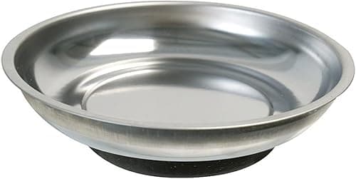 Image of Dunnet Tools 6" 150mm Stainless Steel Magnetic Dish Tray for Parts Bolts Nuts Washers Screws Mechanic Hand Tools Automotive Pats Tray Professional DIY Screw Parts Bowl