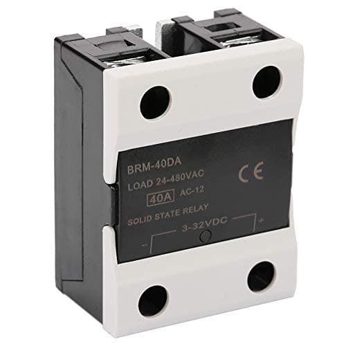 Image of Garosa SSR 24-480V AC Solid State Relay SSR BRM-40DA Load 3-32V DC to 24-480V AC 40A Output Single Phase SSR Solid State Relay,relay