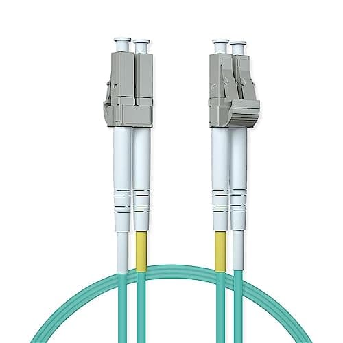 Image of Ipolex LC to LC Multimode Fiber Patch Cable, 10Gb OM3 - 5m, Duplex 50/125μm Fiber Optic Internet Cable, LSZH Jumper for MMF SFP/SFP+ Transceiver, 1-Pack.