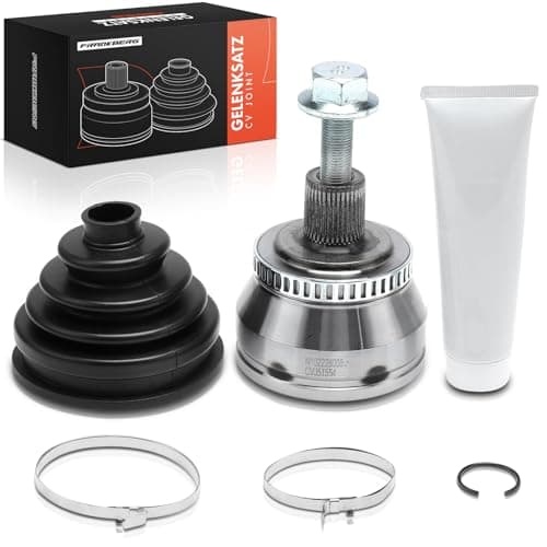 Image of Frankberg Joint Kit Drive Shaft CV Axle Shaft Front Compatible with A4 8E2 B6 8EC B7 8E2 8E5 8ED 8H7 8HE 1.8L-4.2L 2001-2009 Exeo 3R2 3R5 1.8L 2.0L 2008-2013 Replace# 23697