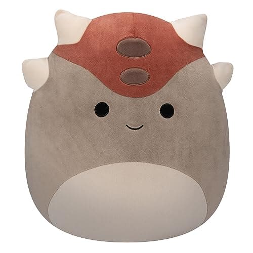 Image of Squishmallows Original 14-Inch Ainhoca Grey Ankylosaurus - Large Ultrasoft Official Jazwares Plush, SQCR03802