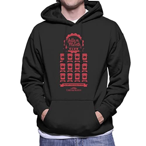 Image of All+Every National Lampoon's Christmas Vacation Jelly of The Month Club Men's Hooded Sweatshirt Black