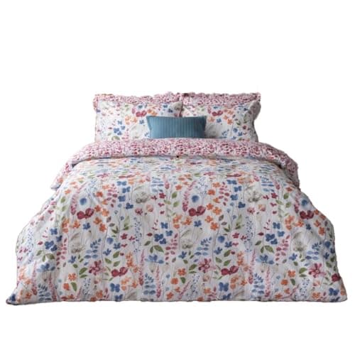 Image of Belledorm Marnie Duvet Cover Set (Double) (Multicoloured)