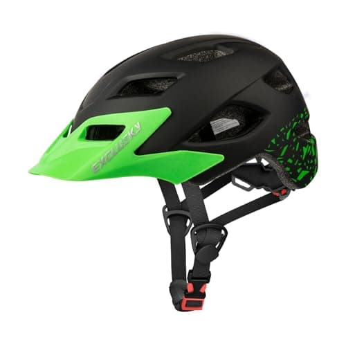 Image of Kids Helmet, Exclusky Kids Bike Helmet Child Boys Girls Bike Helmet Age 5-13 Adjustable Bicycle Scooter Skating Cycle Helmet 50-57cm