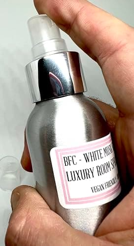 Image of White Musk Scented Luxury Room Spray/Mist 100ML - Silver Aluminium bottle with spray cap perfect for adding a little White Musk scent into your room Shipping on 48 hour tracked service