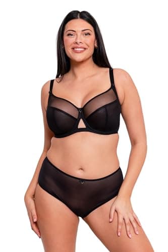 Image of Curvy Kate Victory Side Support Balcony Bra Black 36E