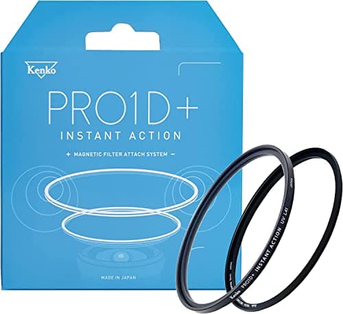 Image of Kenko PRO1D+ INSTANT Action UVL41 & Adapter Ring Set 55 mm Magnetic Protection Camera Lens Filter