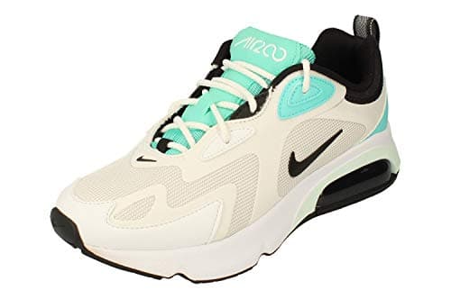Image of Nike W AIR MAX 200, Women’s Running Shoe, White Black Platinum Tint White, 4.5 UK (38 EU)