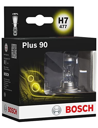 Image of Bosch H7 (477) Plus 90 Headlight Bulbs - 12 V 55 W PX26d - 2 Bulbs, White