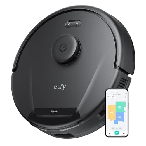 Image of eufy L60 Robot Vacuum Cleaner, Ultra Strong 5,000 Pa Suction to Remove Hair, Dust, iPath Laser Navigation, For Deep Floor Cleaning, Ideal for Pet Hair and Hard Floors