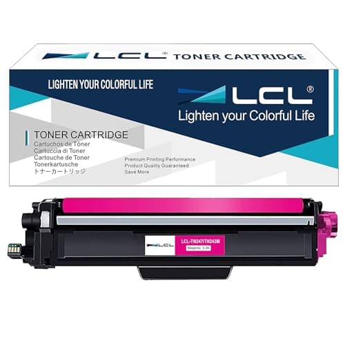 Image of LCL Toner Cartridge TN243 TN247 TN-247 TN247M TN-247M 2300Pages (1 Magenta) Replacement for Brother HL-L3210CW HL-L3230CDW HL-L3270CDW MFC-L3710CDW MFC-L3730CDW MFC-L3750CDW MFC-L3770CDW DCP-L3510CDW