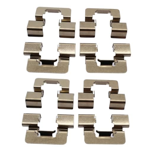 Image of 2 SET SHLPDFM Rear Brake Pad Fitting Kit Shim Solid Discs 109-1781, LX0534, MBA1781 Fits for Vauxhall Insignia 2008-2017
