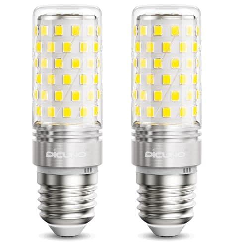 Image of DiCUNO E27 LED Bulb 10W, E27 ES Edison Screw Light Bulbs, Cool White 6000K, 130W Incandescent Equivalent, 1400LM Non-Dimmable Corn Light for Home Lighting, 230V, Pack of 2