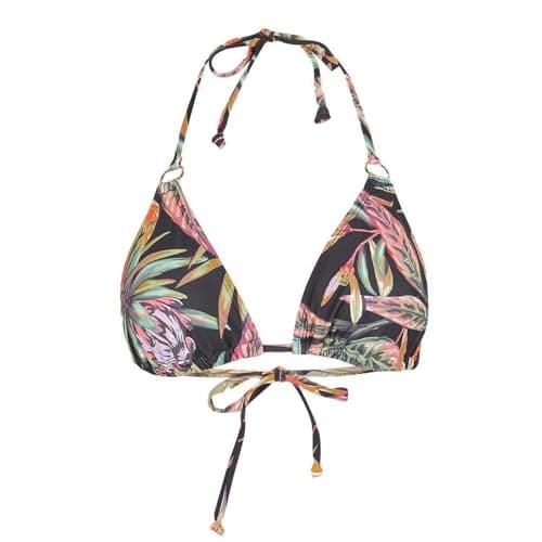Image of O'NEILL Women's Black Capri Swimsuit Top, Black, 10