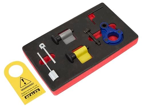 Image of Sealey Diesel Engine Timing Tool Kit 1.2D, 1.4D, 1.6D, 2.0D - for VAG, Ford & Mitsubishi - Belt Drive