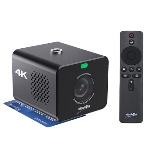 Image of zowietek 4K POV Zoom Camera, ZowieCam, Auto Focus, SDI & HDMI & UVC Output, 3X Optical Zoom, Compact Size, Mobile Flexible Control, PoE/USB-C Power, TF/NAS Record, Professional Live Streaming