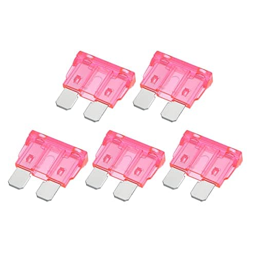 Image of X AUTOHAUX 5pcs Blade Style Fuses 4A Blade Style Fuses for Car Boat Pink