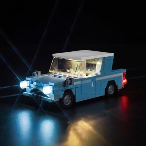 Image of Led Light Set for Lego Flying Ford Anglia (No Lego), Decoration Lighting Set for 76424 Creative Toys
