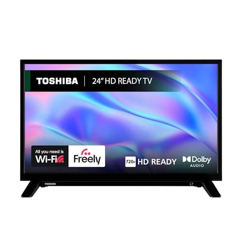 Image of Toshiba 24" WV2553DB HD Ready Smart VIDAA TV, HDR, Freely, Disney Plus, Prime Video, Netflix, Dolby Audio, Works with Alexa and Google Assistant, VIDAA Voice 2025