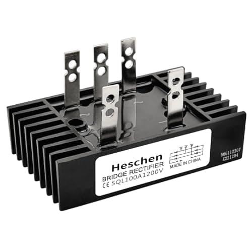 Image of Heschen Three Phase Bridge Rectifier, SQL-100A, Diode Module, 100A, 5 Terminals