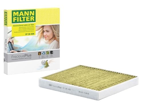Image of MANN-FILTER FP 26 009 Cabin Air Filter - FreciousPlus Biofunctional Pollen Filter - for Cars + Transporters