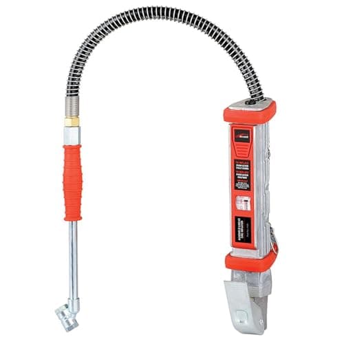 Image of Accufill Professional Tyre Pressure Gauge Air Tyre Inflator with 0.5m Hose & Twin Push-On Connector, Die-Cast Aluminum, Handheld for Truck/Car/Bike
