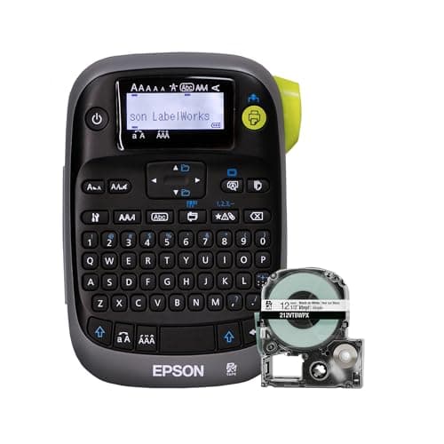 Image of LABELWORKS Epson LW-PX300 Industrial Label Maker for Office – Compatible with Stickers, Magnets, and Shrink Tube, Portable Handheld Design