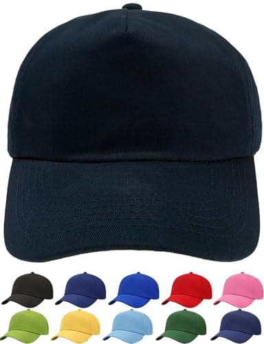 Image of 4sold Childrens Kids Baseball Sun-Hat 50 UPF Cap HAT Boys Girls Navy Blue