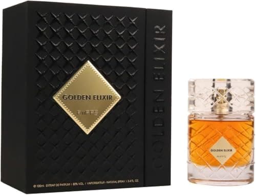 Image of Golden Elixir by Riiffs – Luxury Eau de Parfum for Men & Women – Long-Lasting Oriental Vanilla Fragrance– 100ml