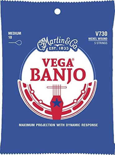 Image of Martin V730 Banjo Strings 5 String Banjo - (Medium.010 - .023 and .010)